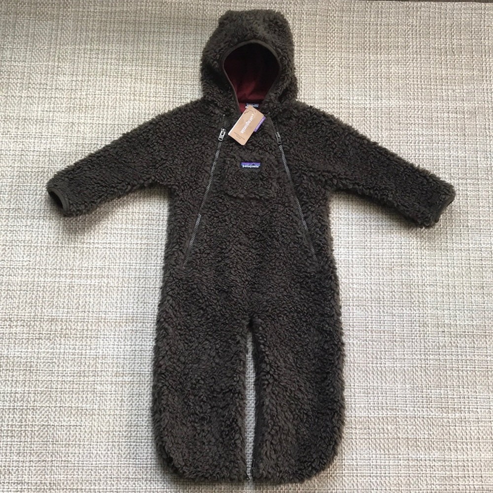 Patagonia Hi Pile Fleece Bunting (size 12-18m)